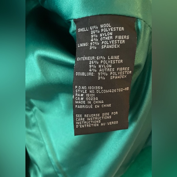 1 Madison XS Wool Coat - Picture 4 of 4